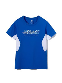 Детская футболка KELME Running Short Sleeve T-Shirt Kid Blue