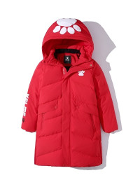 Детский пуховик KELME Boys Mid-Length Down Jacket Red