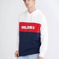 Худи KELME Hooded Sweater (White/Dark Blue) - Худи KELME Hooded Sweater (White/Dark Blue)