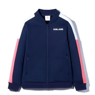 Детский бомбер KELME Cardigan Sweater For Girls Dark Blue - Детский бомбер KELME Cardigan Sweater For Girls Dark Blue