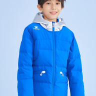 Детский пуховик KELME Short Down Jacket Blue - Детский пуховик KELME Short Down Jacket Blue