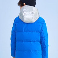 Детский пуховик KELME Short Down Jacket Blue - Детский пуховик KELME Short Down Jacket Blue