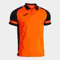 Поло JOMA MANGA CORTA LIDER NARANJA NEGRO - Поло JOMA MANGA CORTA LIDER NARANJA NEGRO