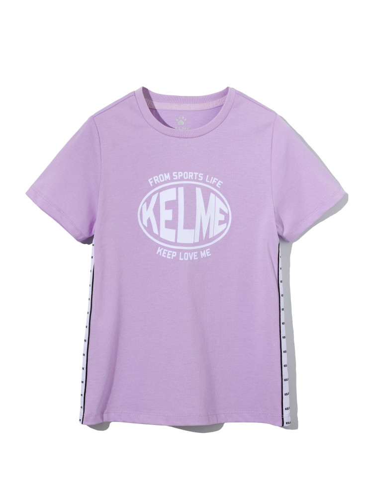 Детская футболка KELME Short Sleeve T-Shirt Kid Violet
