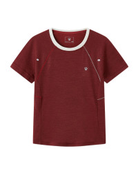 Детская футболка KELME Crew Neck Short-sleeved T-shirt Burgundy