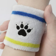 Детский напульсник KELME Children's Sports Towel Wristband White - Детский напульсник KELME Children's Sports Towel Wristband White