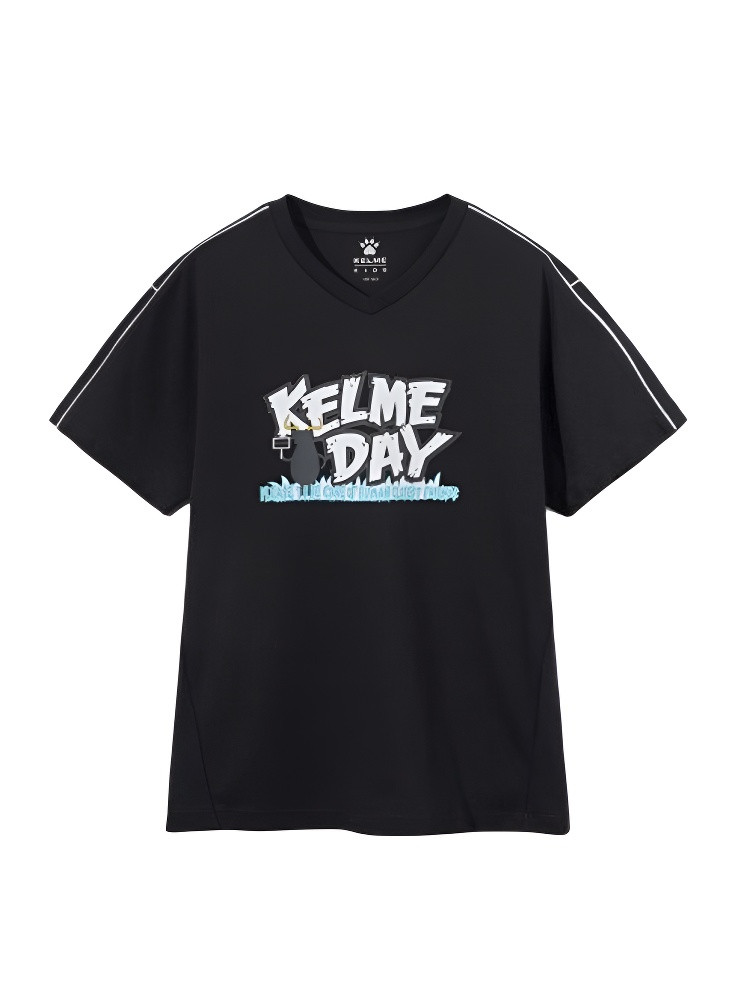 Детская футболка KELME Short Sleeve T-Shirt Kid Black