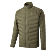 Пуховик KELME Lightweight Stand-up Collar Down Jacket Khaki - Пуховик KELME Lightweight Stand-up Collar Down Jacket Khaki