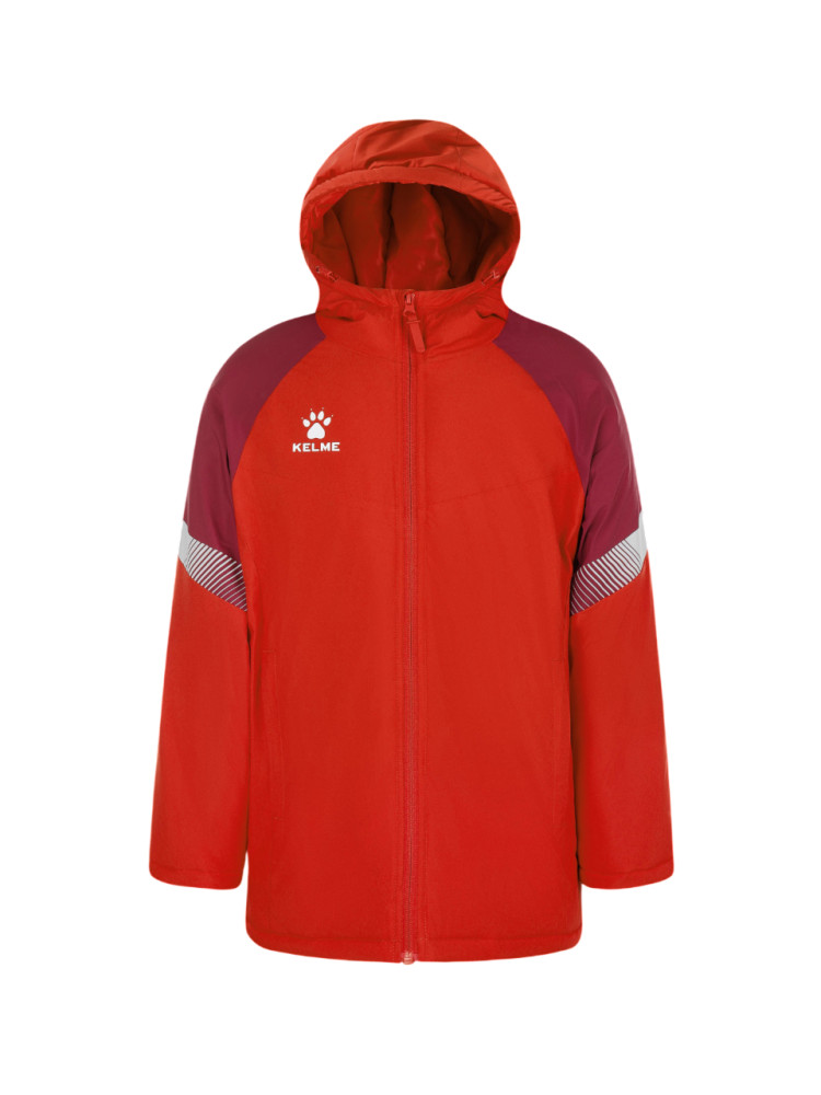 Детская куртка KELME Children's Hooded Short Padded Jacket Red