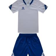 Детская футбольная форма KELME Short Sleeve Football Uniform (White/Blue) - Детская футбольная форма KELME Short Sleeve Football Uniform (White/Blue)