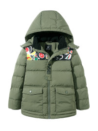 Детский пуховик KELME Boy's Down Jacket Dark Green