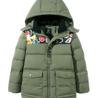 Детский пуховик KELME Boy's Down Jacket Dark Green - Детский пуховик KELME Boy's Down Jacket Dark Green