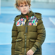 Детский пуховик KELME Boy's Down Jacket Dark Green - Детский пуховик KELME Boy's Down Jacket Dark Green