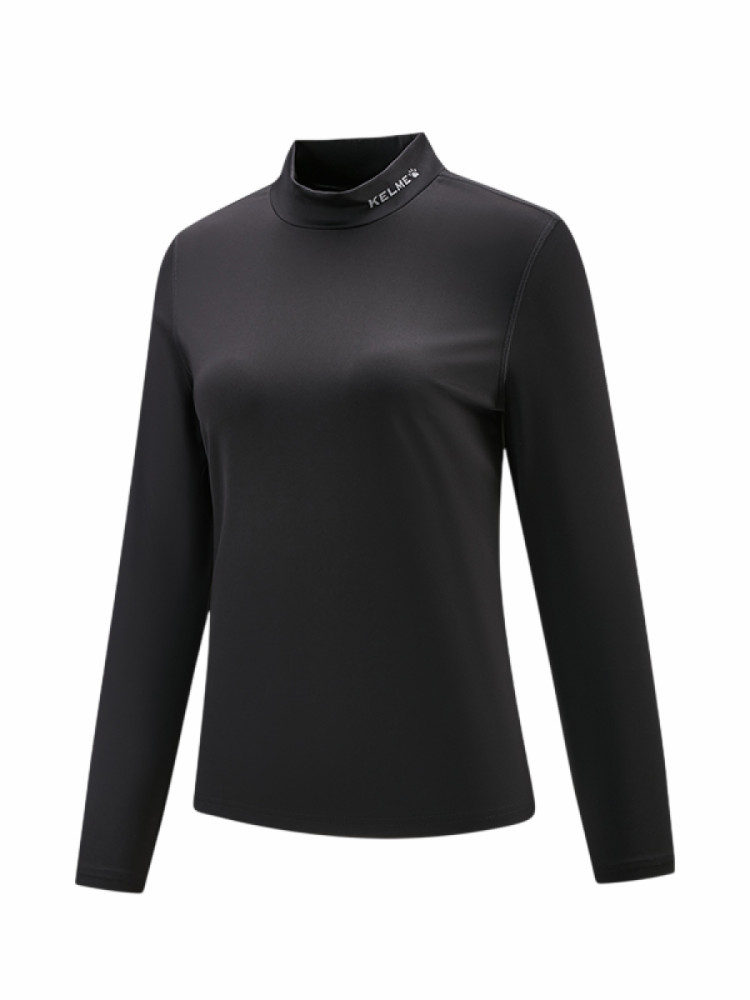 Лонгслив KELME High-Neck Long-Sleeved T-Shirt Black