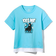 Детская футболка KELME Short Sleeve T-Shirt Light Blue - Детская футболка KELME Short Sleeve T-Shirt Light Blue