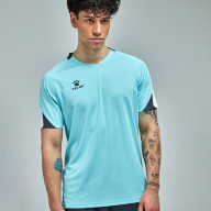 Футбольная форма KELME Short-Sleeved Football Suit (Light Blue/Dark Blue) - Футбольная форма KELME Short-Sleeved Football Suit (Light Blue/Dark Blue)