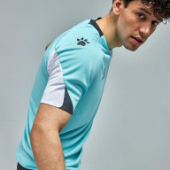 Футбольная форма KELME Short-Sleeved Football Suit (Light Blue/Dark Blue) - Футбольная форма KELME Short-Sleeved Football Suit (Light Blue/Dark Blue)