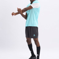 Футбольная форма KELME Short-Sleeved Football Suit (Light Blue/Dark Blue) - Футбольная форма KELME Short-Sleeved Football Suit (Light Blue/Dark Blue)