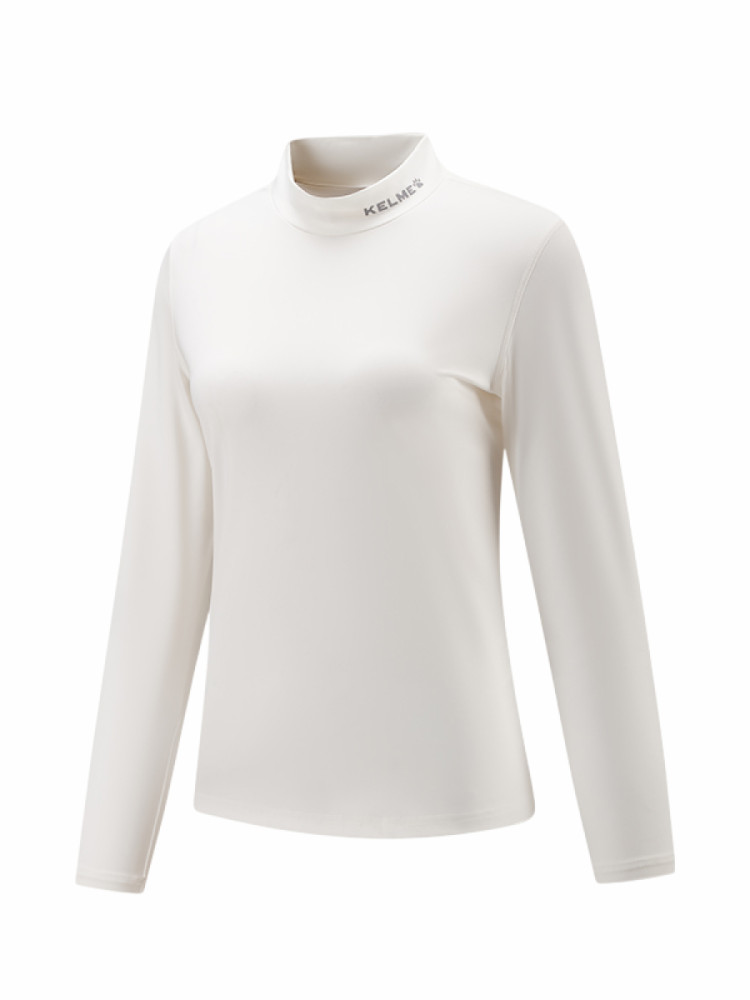 Лонгслив KELME High-Neck Long-Sleeved T-Shirt White