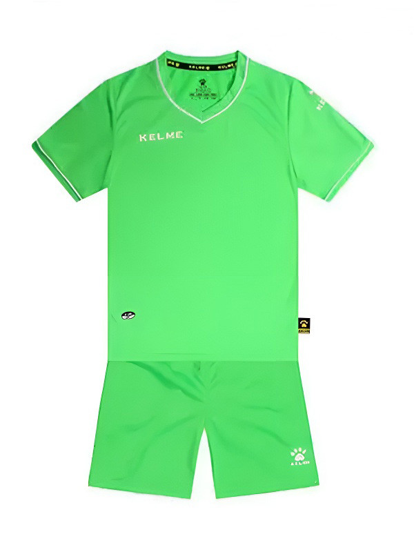 Детская футбольная форма KELME Short Sleeve Football Kid Light Green