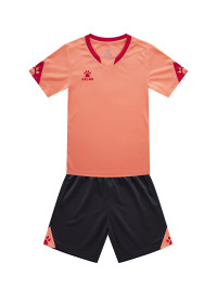 Детская футбольная форма KELME Short Sleeve Football Uniform (Pink/Black)