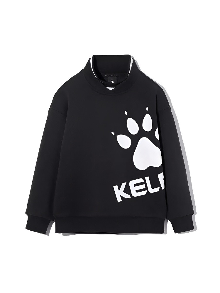 Детский свитшот KELME Girl's Round Neck Sweater Dark Blue