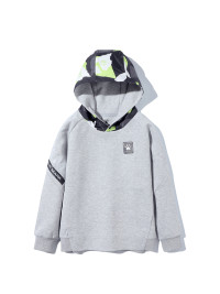 Детское худи KELME Boy's Hooded Sweatshirt Grey