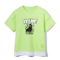 Детская футболка KELME Short Sleeve T-Shirt Kid Pistachio - Детская футболка KELME Short Sleeve T-Shirt Kid Pistachio