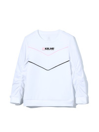 Детский свитшот KELME Girl's Round Neck Sweater White