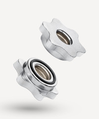 Замки для грифа STARFIT BB-108, d=26 мм, металлические, хромированный, 2 шт