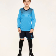 Детская вратарская форма KELME Goalkeeper L/S Suit Kid (Light Blue/Dark Blue) - Детская вратарская форма KELME Goalkeeper L/S Suit Kid (Light Blue/Dark Blue)