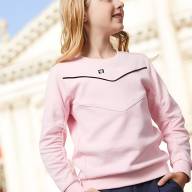 Детский свитшот KELME Girl's Round Neck Sweater Pink - Детский свитшот KELME Girl's Round Neck Sweater Pink