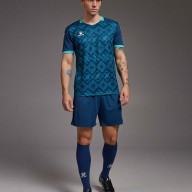 Футбольная форма KELME Short-Sleeved Football Suit Dark Blue - Футбольная форма KELME Short-Sleeved Football Suit Dark Blue