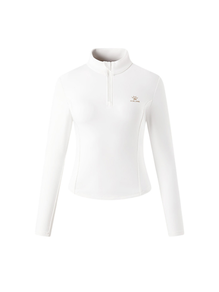 Лонгслив KELME Half-Open Long-Sleeved T-shirt White