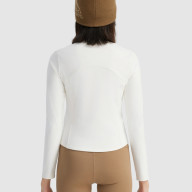 Лонгслив KELME Half-Open Long-Sleeved T-shirt White - Лонгслив KELME Half-Open Long-Sleeved T-shirt White