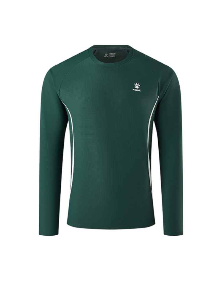 Лонгслив KELME Crew Neck Long-sleeved T-shirt Green