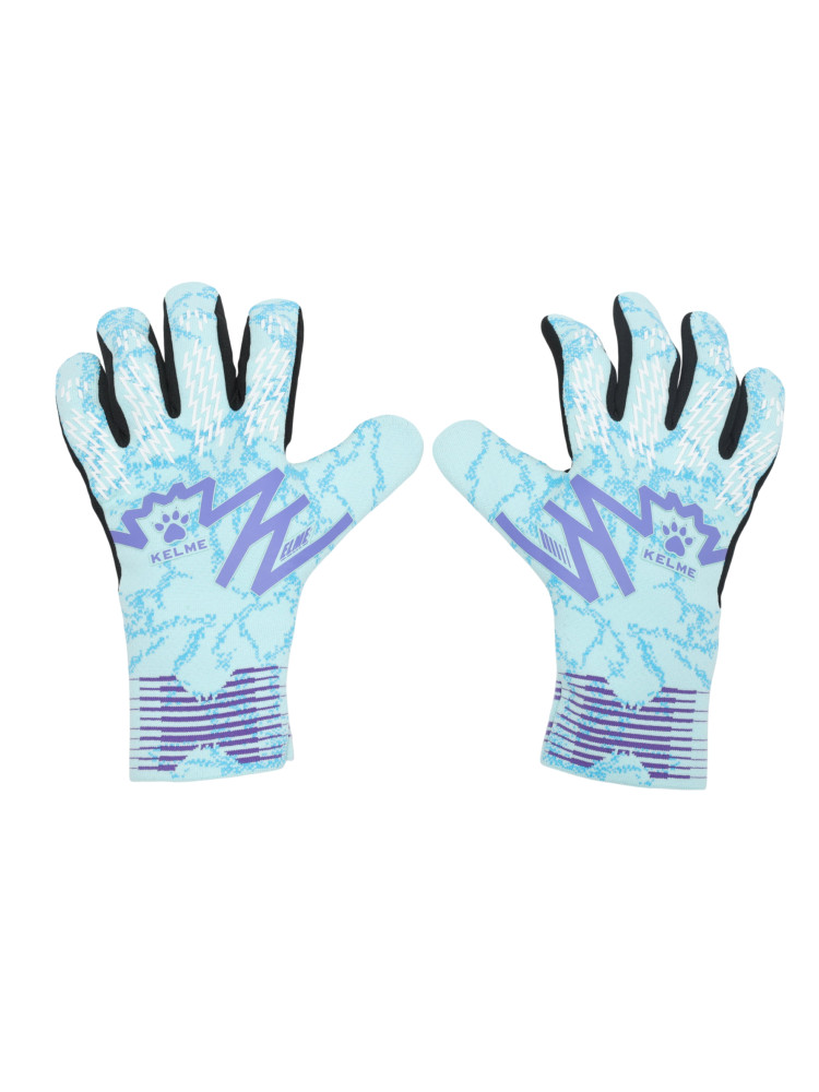 Перчатки вратарские KELME Professional Goalkeeper Gloves (Light Blue/Violet)
