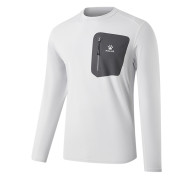 Лонгсливы KELME Crew Neck Long-sleeved T-shirt Light Grey - Лонгсливы KELME Crew Neck Long-sleeved T-shirt Light Grey
