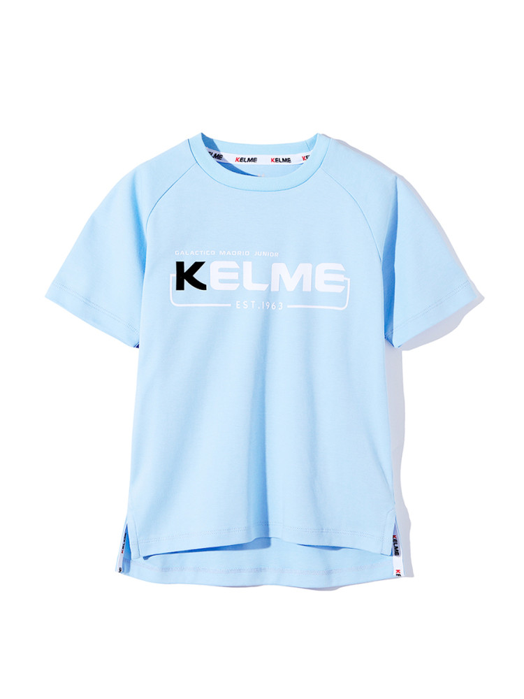 Детская футболка KELME Boys Short Sleeve T-Shirt Light Blue