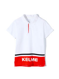 Детская футболка-поло KELME Boys Short Sleeve T-Shirt White