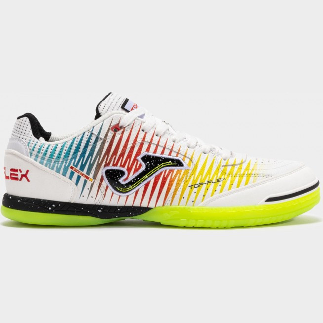 Обувь футзальная JOMA TOP FLEX TOPW2576IN Бел/жел/кр