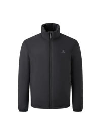 Пуховик KELME Regular Stand-Up Collar Cotton Coat Black
