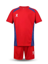 Детская футбольная форма KELME Short Sleeve Football Kid Set (Red/Blue)