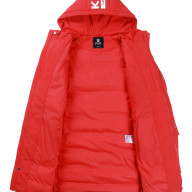 Детский пуховик KELME Boy's Mid-Length Down Jacket Red - Детский пуховик KELME Boy's Mid-Length Down Jacket Red