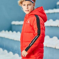 Детский пуховик KELME Boy's Mid-Length Down Jacket Red - Детский пуховик KELME Boy's Mid-Length Down Jacket Red
