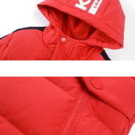 Детский пуховик KELME Boy's Mid-Length Down Jacket Red - Детский пуховик KELME Boy's Mid-Length Down Jacket Red