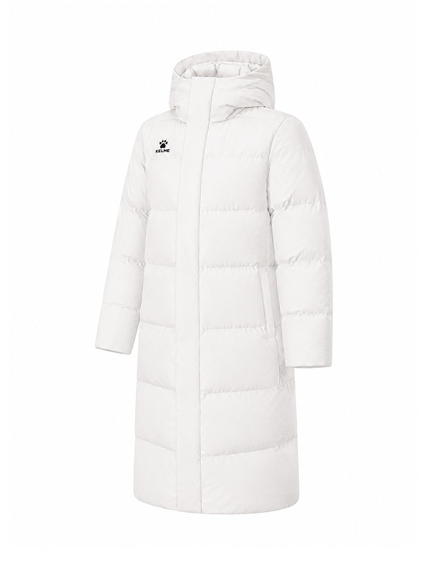 Пуховик KELME Long Down Jacket White