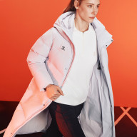 Пуховик KELME Long Down Jacket White - Пуховик KELME Long Down Jacket White