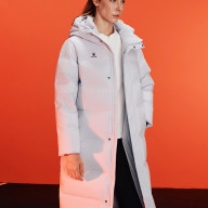 Пуховик KELME Long Down Jacket White - Пуховик KELME Long Down Jacket White