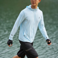 Ветровка KELME Knitted Sun Protection Clothing Light Blue - Ветровка KELME Knitted Sun Protection Clothing Light Blue